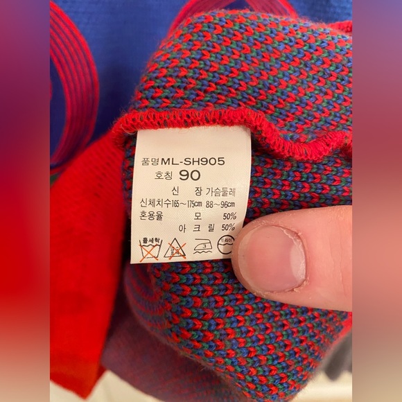 SOLD Vintage Loud Michiko Koshino Knit Embroidered Sweater - Picture 3 of 15